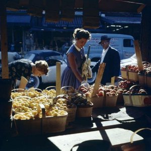 Kensington Market in 1957.
