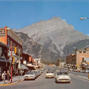 Banff, Alberta in the 1960s.