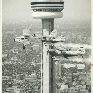 The CNE airshow in 1976.  c/o Toronto Star Archives.