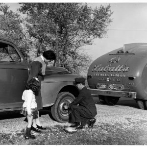The Labatt's Roadside Assistance program in Ontario in 1929