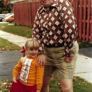 John Candy and his daughter Jennifer in 1983