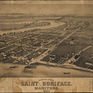 Saint Boniface, Manitoba in 1880