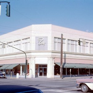 The Hudson’s Bay circa 1966 in downtown Vernon, BC