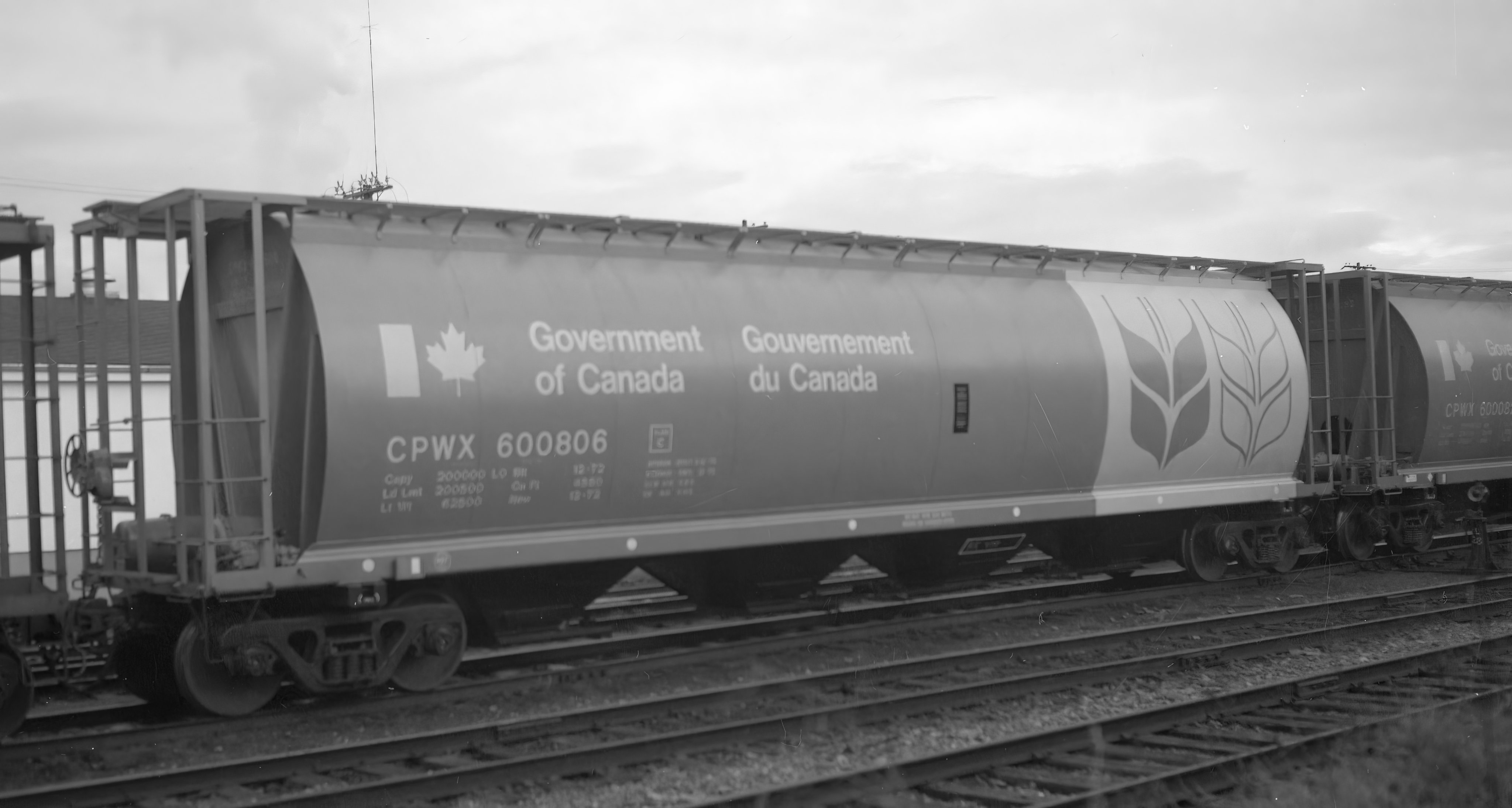 A Government of Canada grain car in 1975