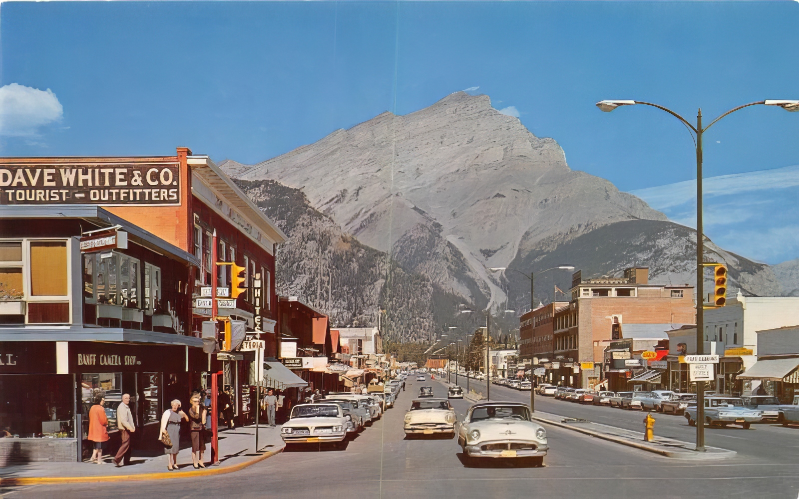 Banff, Alberta in the 1960s.