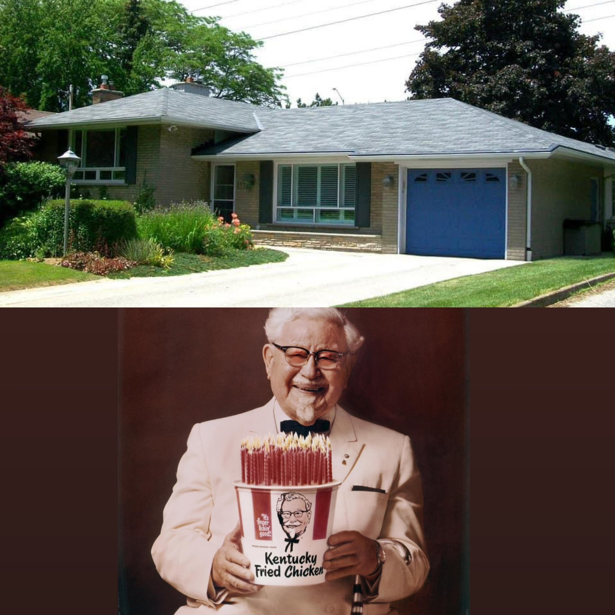Colonel Sanders home is Mississauga, Ontario