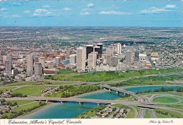 Edmonton, Alberta in the 1970s.