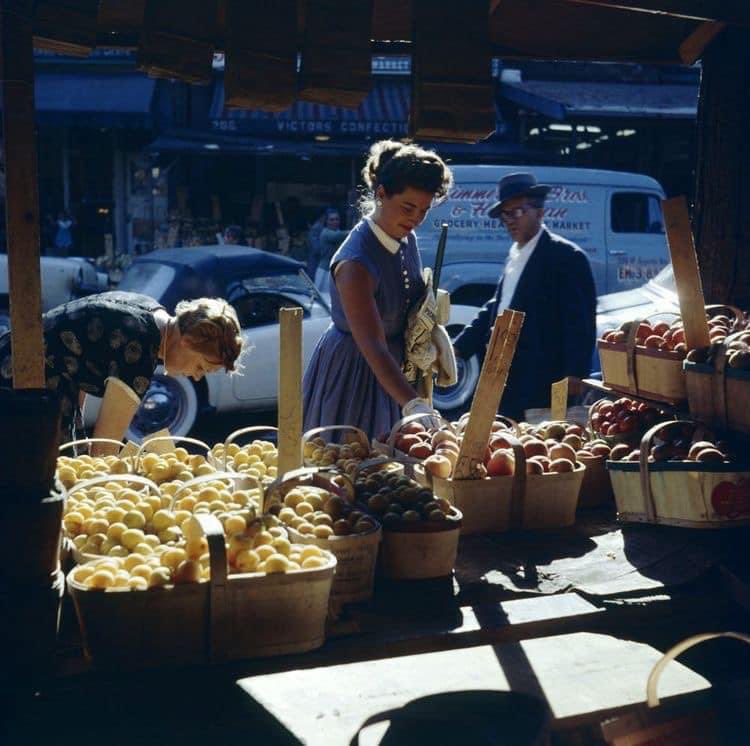 Kensington Market in 1957.