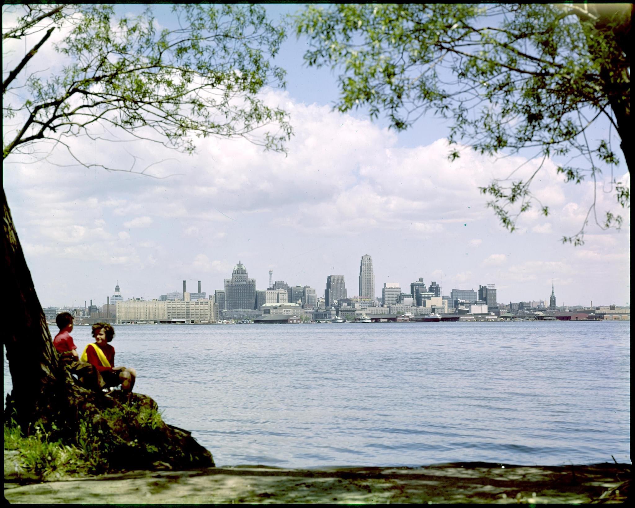 Toronto from the islands in 1960